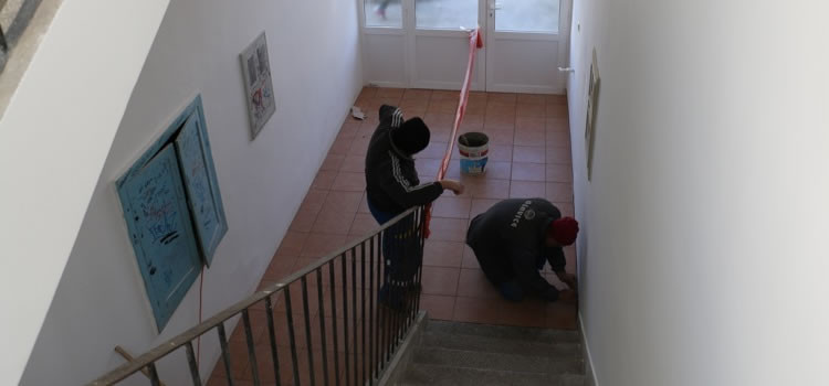 Radovi na zgradi u ulici Stjepana Radića 9